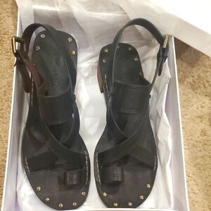SeebyChloe Women's Black Sandals European Size 42/USA Women Size 11